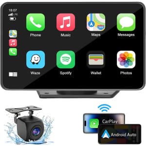 Capapro 7" Portable Carplay Wireless Touchscreen: $40