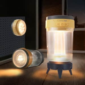 Consciot Rechargeable LED Camping Lantern: $10