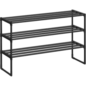 Songmics 36" 3-Tier Shoe Organizer: $14.39