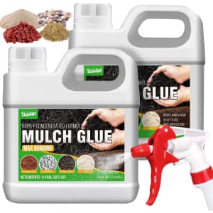 Mulch ＆ Rock Glue - Mulch Adhesive Pea Gravel Binder for Landscaping: $17.93