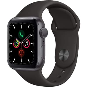 Refurb Apple Watch Series 5 GPS 44mm Aluminum Smartwatch: $130