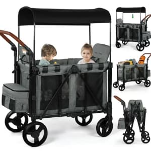 Vomeast 3-in-1 Wagon Stroller w/ Canopy: $206.99