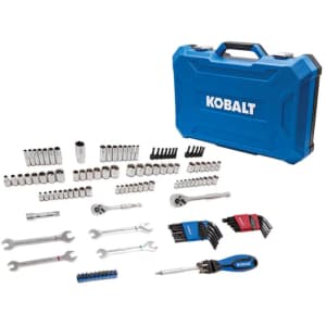 Kobalt 129-Piece Polished Chrome Mechanics Tool Set: $40