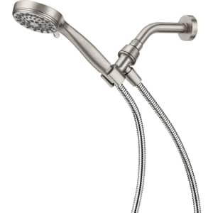 Moen 5-Setting Nickel Spot Resist Shower Head: $14