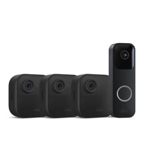 Blink Video Doorbell + 3 Outdoor 4 Cameras Bundle: $159.98 Blink Video Doorbell + 3 Outdoor 4 Cameras Bundle: $159.98