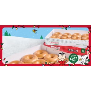 Krispy Kreme Original Glazed Dozen: $1 when you buy another dozen