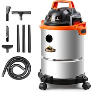 Armor All Stainless Steel Wet/Dry Vacuum: $62 Armor All Stainless Steel Wet/Dry Vacuum: $62