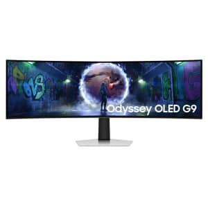 Samsung Odyssey 49" Dual 1440p Curved 240Hz G-Sync OLED Monitor: $1,050 Samsung Odyssey 49" Dual 1440p Curved 240Hz G-Sync OLED Monitor: $1,050