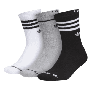 adidas Men's Originals Roller 3.0 Crew Socks 3-Pack: $7