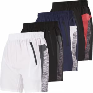 Ultra Performance Men's 7" Workout Shorts 4-Pack: $11.84