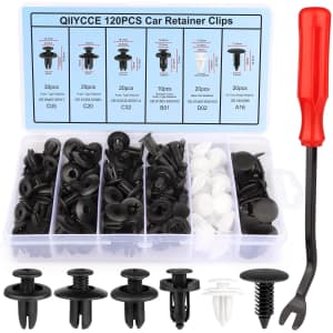 120-Piece Car Clips and Plastic Rivets: $7.49 120-Piece Car Clips and Plastic Rivets: $7.49