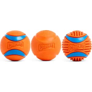 Chuckit! 2.5" Interactive Dog Ball 3-Pack: $10