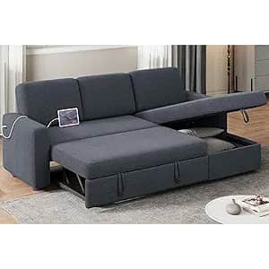 Yaheetech Sectional Sofa L-Shaped Sofa: $331.99