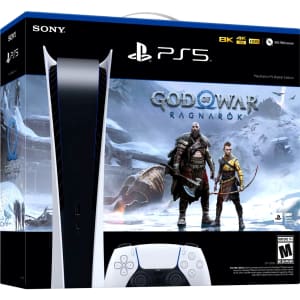 Sony PlayStation 5 Digital Edition God of War Ragnarok Bundle: $449.83 Sony PlayStation 5 Digital Edition God of War Ragnarok Bundle: $449.83