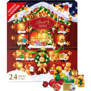 Lindt Holiday Teddy Bear Chocolate Candy Advent Calendar: $10