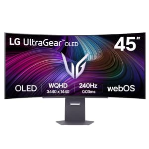LG 45" 1440p HDR 240Hz IPS FreeSync OLED Monitor: $900