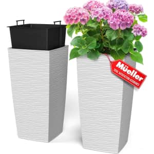 Mueller M-Resin Heavy Duty 24" Tall Planters 2-Pack: $63 Mueller M-Resin Heavy Duty 24" Tall Planters 2-Pack: $63