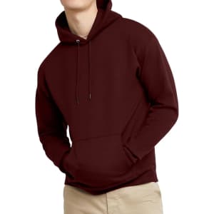 Hanes Men's EcoSmart Midweight Pullover Hoodie: $8.50