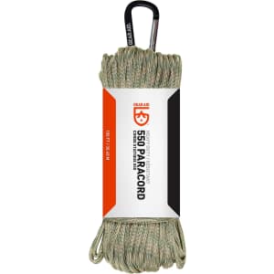 Gear Aid 550 100' Paracord and Carabiner: $6.95