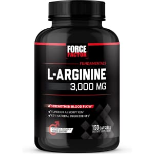 Force Factor 150-count 3,000mg L-Arginine Nitric Oxide Supplement: $7.87 via Subscribe & Save w/ Prime
