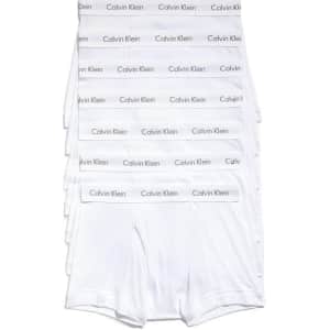 Calvin Klein Men's Cotton Classics Trunks 7-Pack (XXL only): $17