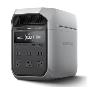 EcoFlow Delta 3 Plus 1024Wh Portable Power Station: $649