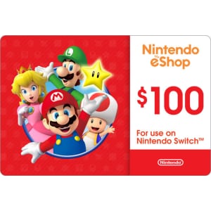 $100 Nintendo Gift Card at Giftcards.com: $95
