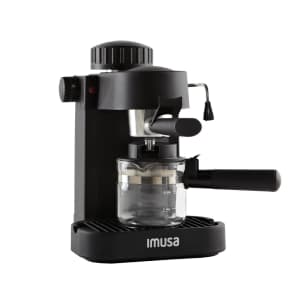 Imusa 4-Cup Espresso Cappuccino Maker: $29.99 Imusa 4-Cup Espresso Cappuccino Maker: $29.99