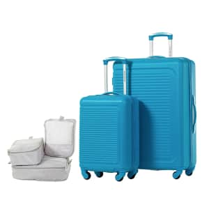 Jetstream 5-Piece Hardside Rolling Spinner Upright Set: $53