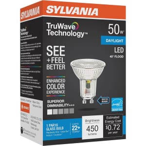 Sylvania TruWave Natural Series 6W 50W-Equivalent LED Bulb: $6.19