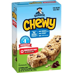 Quaker Oats Quaker 58-Count Chewy Granola Bars: $12 via Subscribe & Save
