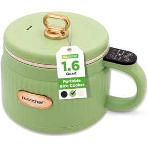 NutriChef 1.6 QT Portable Electric Rice Cooker: $26.58 w/ Prime