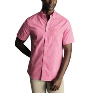 Charles Tyrwhitt Men's Slim Fit 100% Cotton Wrinkle Resistant Shirt: $26.66