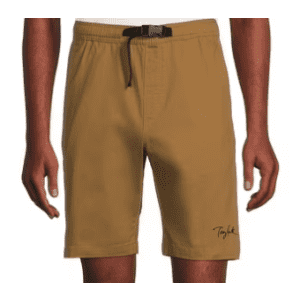 Tony Hawk Men's Stretch Twill Flat Front Shorts with Buckle Closure: from $7.62