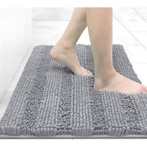 Chenille 24" x 16" Bathroom Rug: $5.59