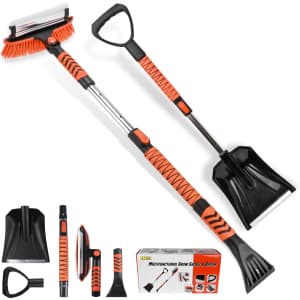 42'' Ice Scraper and Extendable Snow Brush: $30 42'' Ice Scraper and Extendable Snow Brush: $30