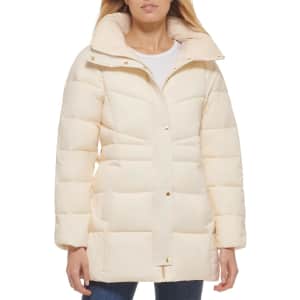 Cole Haan Women's Belted Zip-Up Jacket (L only): $39.99
