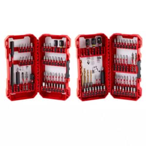 Milwaukee SHOCKWAVE 95-Piece Impact Duty Alloy Steel Screw Driver Bit Set: $35 Milwaukee SHOCKWAVE 95-Piece Impact Duty Alloy Steel Screw Driver Bit Set: $35