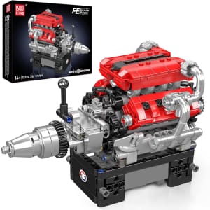 Mould King V8 Engine Model Kit: $24.99