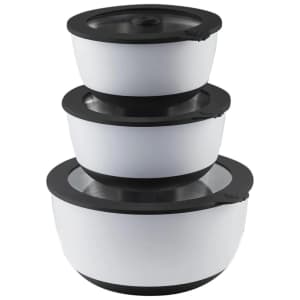 Evolution Microwave Stainless Steel Mixing Bowl w/ Lid Set: $25 Evolution Microwave Stainless Steel Mixing Bowl w/ Lid Set: $25