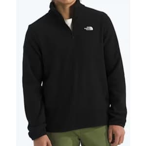 The North Face Men's TKA Glacier 100 Fleece 1/4 Zip Jacket: $42