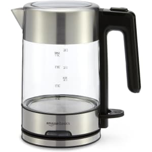 Amazon Basics 1L Glass Carafe Electric Kettle: $17 w/ Prime
