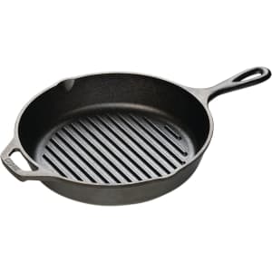 Lodge 10.25" Cast Iron Grill Pan: $15.95