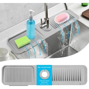 24" Silicone Faucet Mat: $4.99