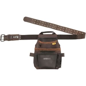 DeWalt Leather Tool Pouch & Belt: $35