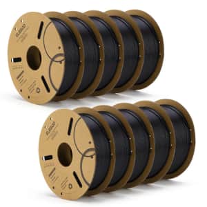 Elegoo 1.75mm PLA 10KG 3D Printer Filament: $99.99