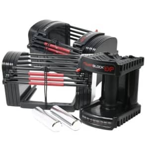 PowerBlock EXP Adjustable Dumbbells & more at Woot: 40% off