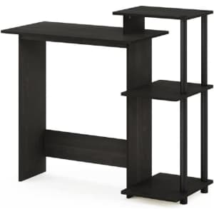 Furinno Efficient Home Laptop Notebook Computer Desk with Square Shelves: $29 w/ Prime