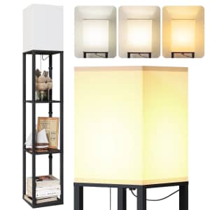 Sunmory 63'' Floor Lamp with Shelves: $29.89 Sunmory 63'' Floor Lamp with Shelves: $29.89