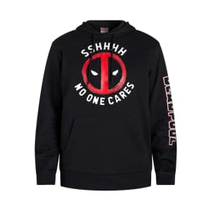 Deadpool Men's No One Cares Hoodie: $8.69